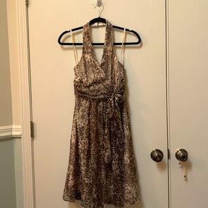 Size 2 BCBG silk and chiffon cocktail dress.